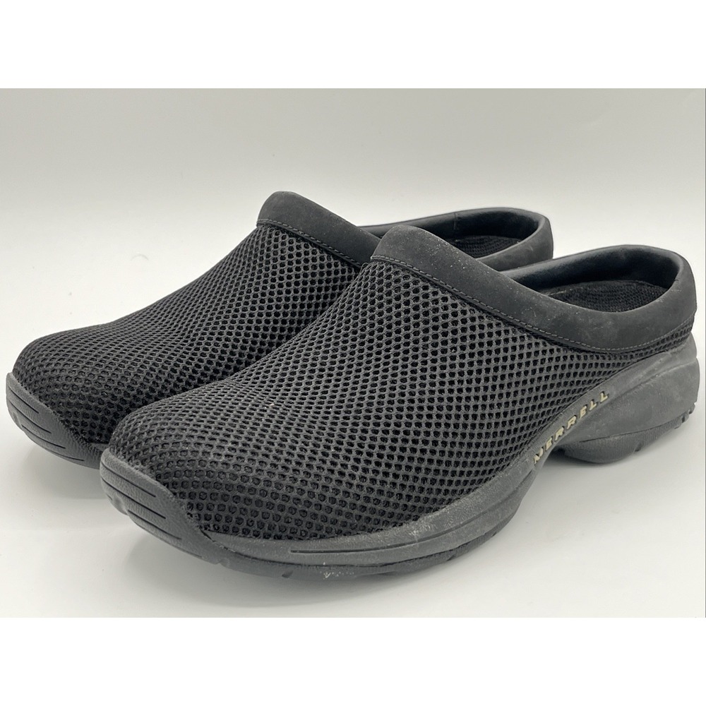 Merrell Primo Breeze II Women's Sz 10 Black Mesh Slip On Shoes 63302 Comfort